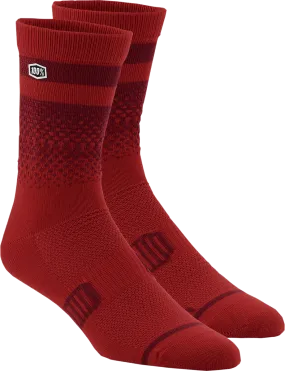 100% Advocate Socks - Cherry/Brick - Small/Medium 24017-419-17