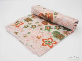 100% Cashmere Floral Pashmina Shawl/Scarf