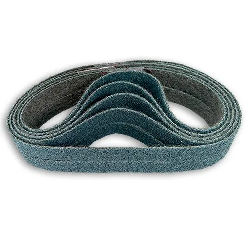 1/2 x 18 Non-Woven Surface Conditioning Air File Sanding Belts - 10 Pack