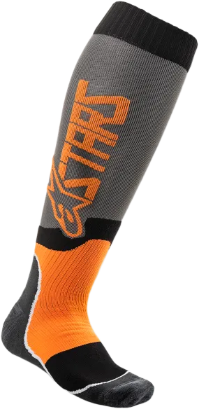 ALPINESTARS MX Plus 2 Socks - Gray/Orange - Large/2XL 4701920-9040L2X