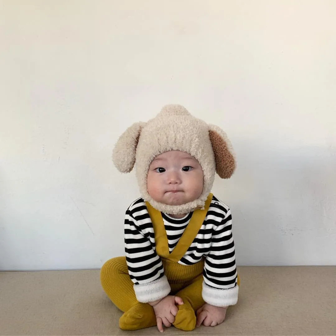 Baby Winter Hat/ Bonnets Rabbit Ear Hats for 0-3 years