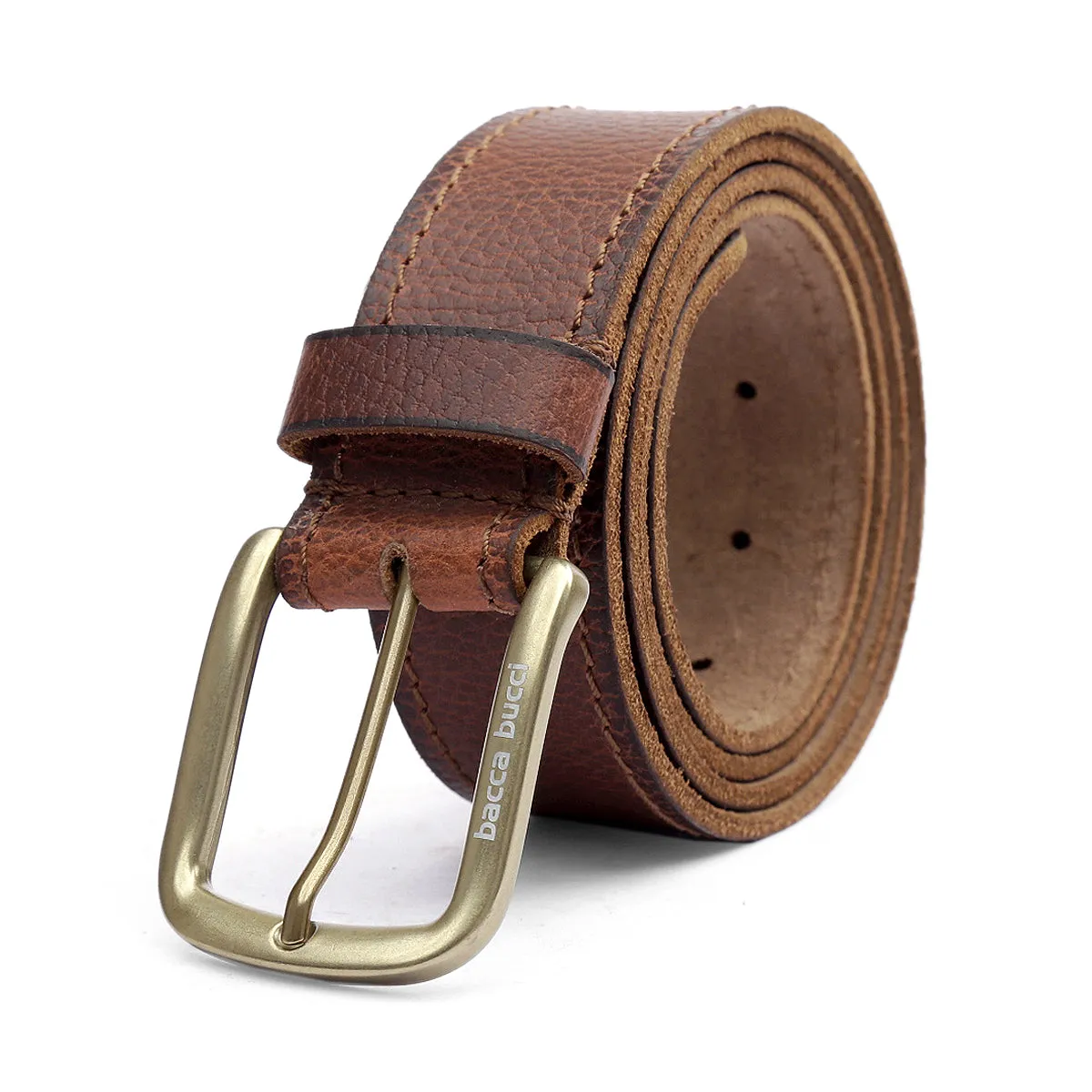 Bacca Bucci Men's Genuine Leather Jeans Belt