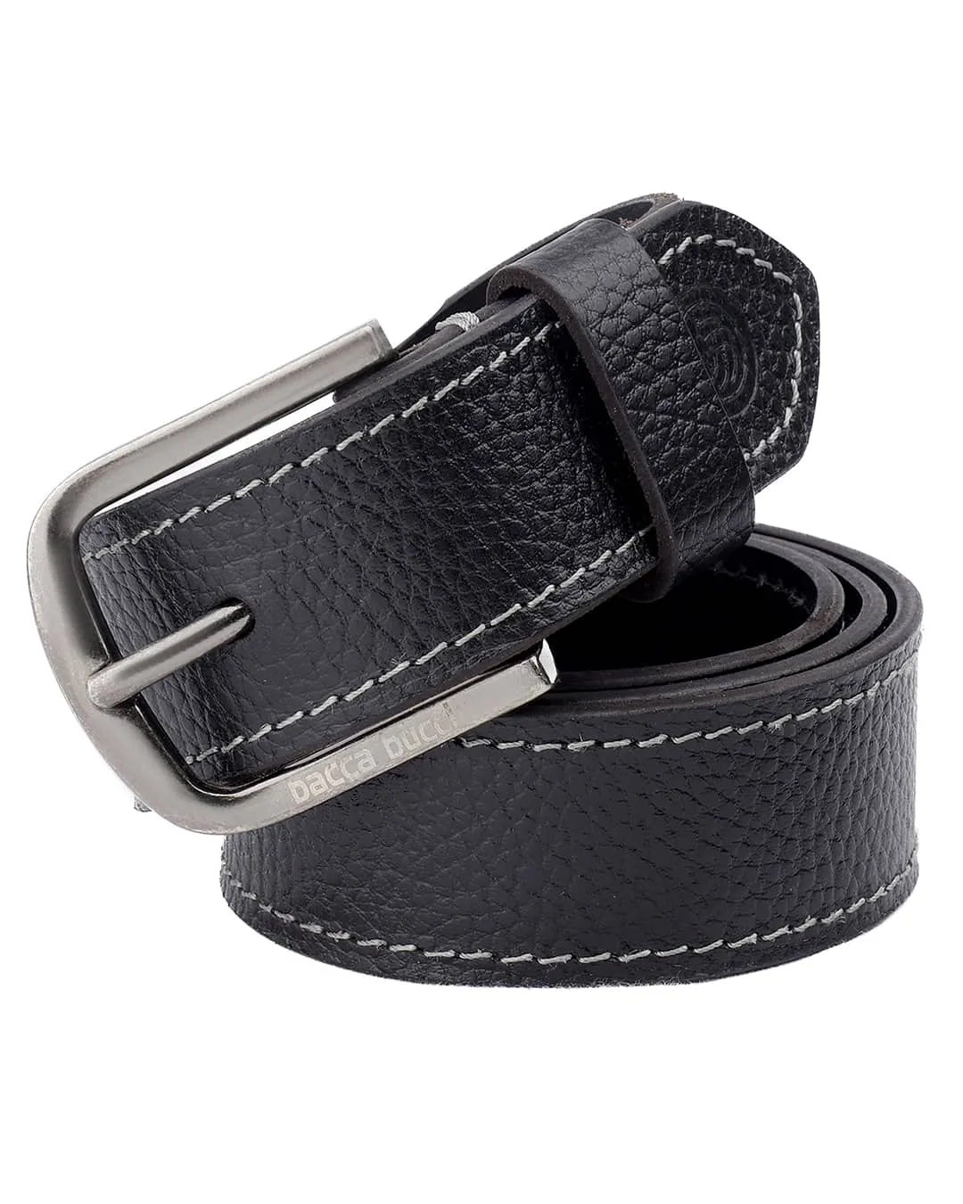 Bacca Bucci Men's Genuine Leather Jeans Belt