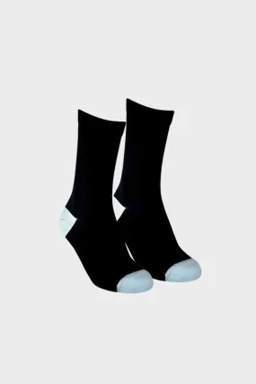 Black Crew Compression Socks