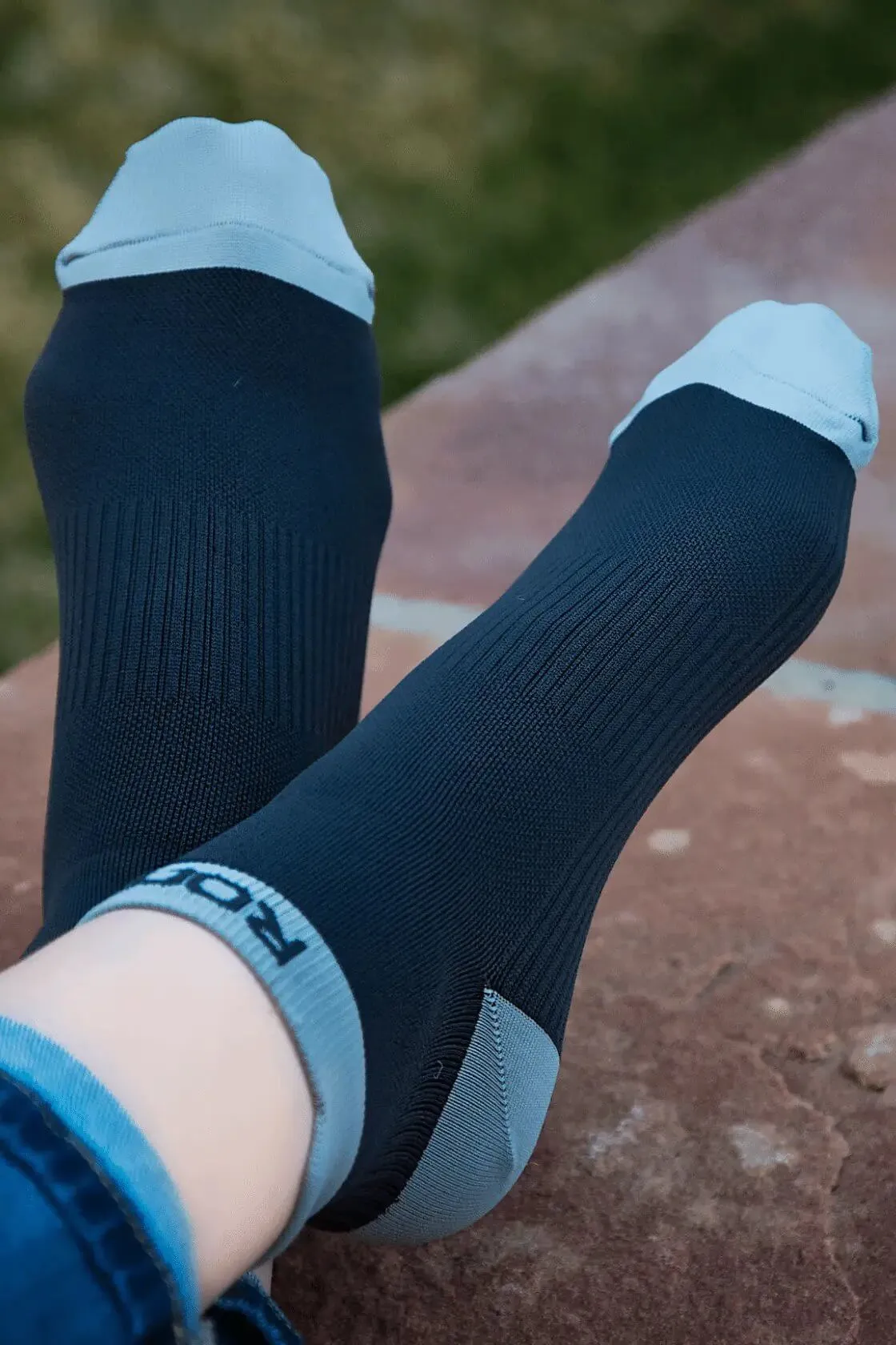 Charcoal Ankle Compression Socks