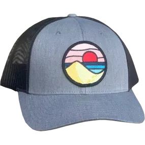 Curved Brim Trucker with Beach Day Patch