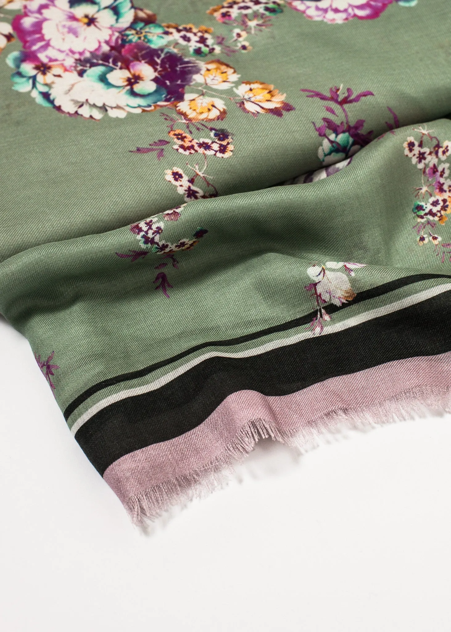 Floral Cashmere Scarf