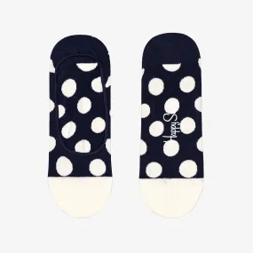 Happy Socks | BIG DOT LINER SOCK  { BLACK/WHITE