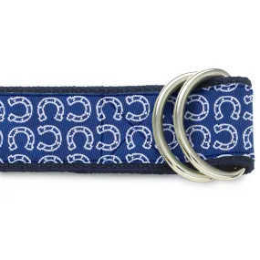 Homestretch Blue - D-Ring Belts