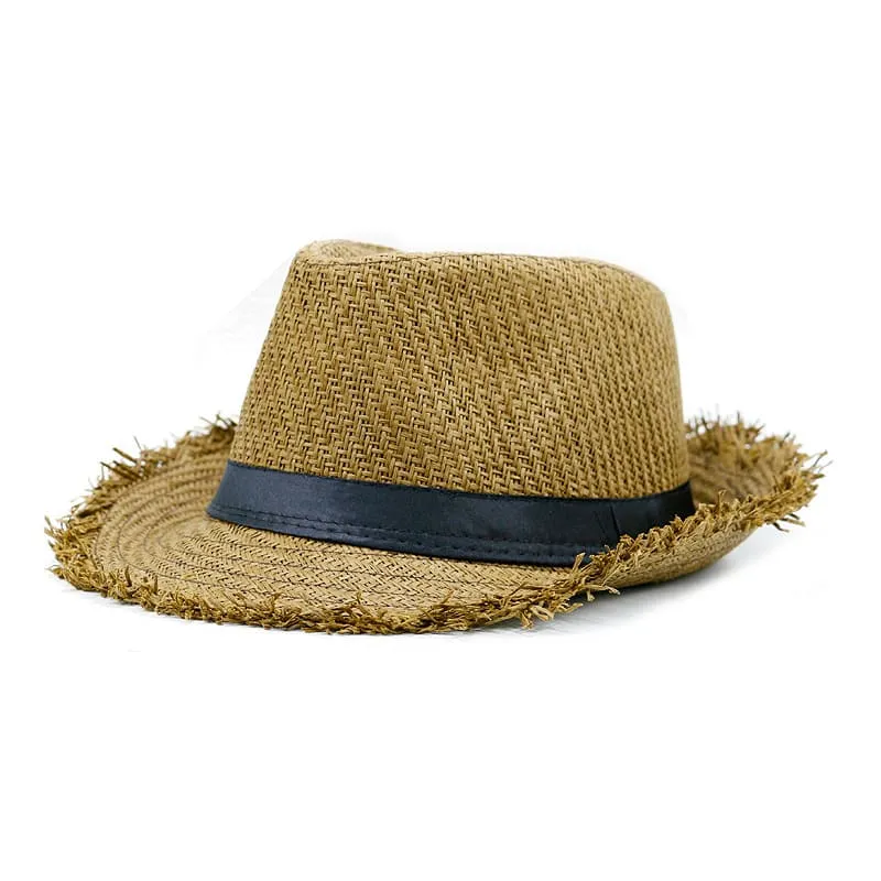 Kendall Summer Straw Trilby Hat