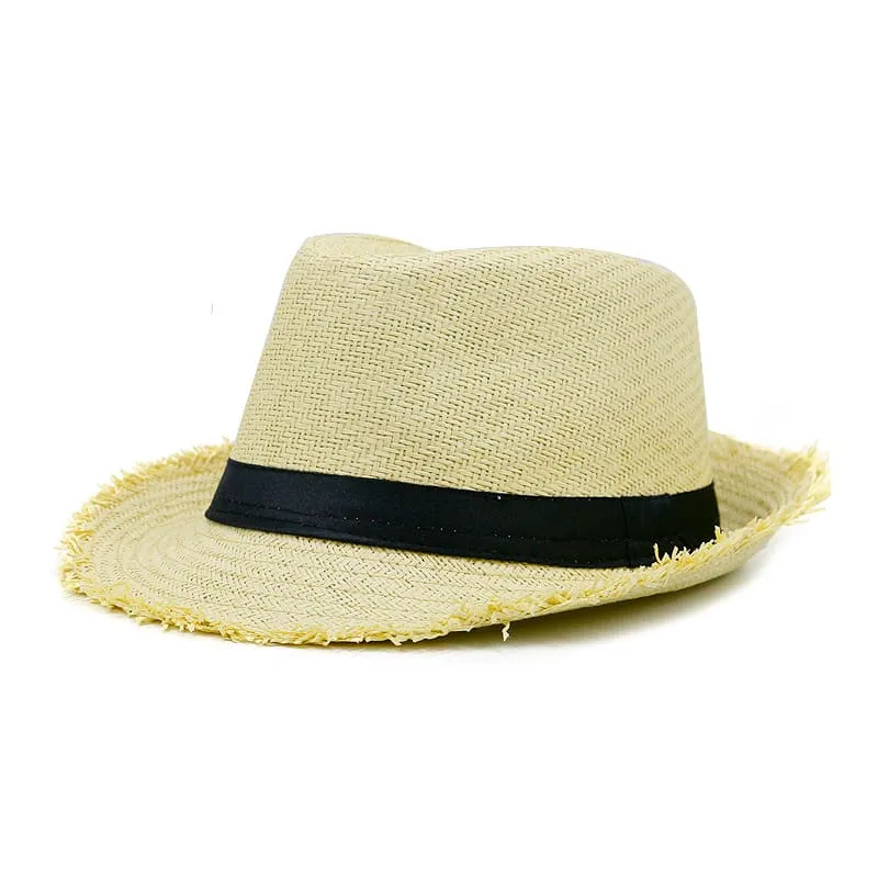 Kendall Summer Straw Trilby Hat