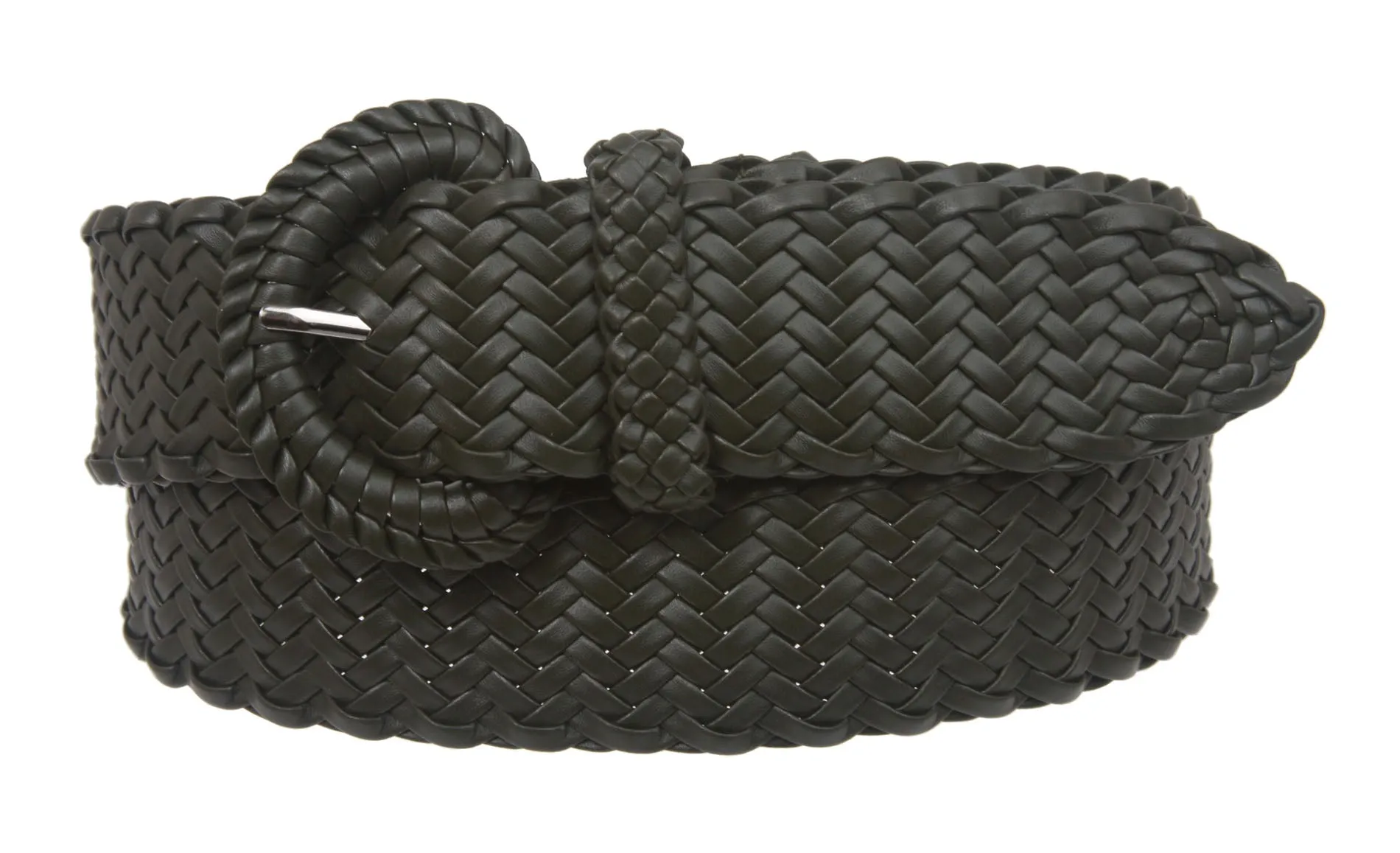 Ladies Braided Woven Belt