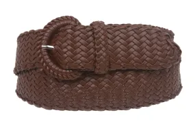 Ladies Braided Woven Belt