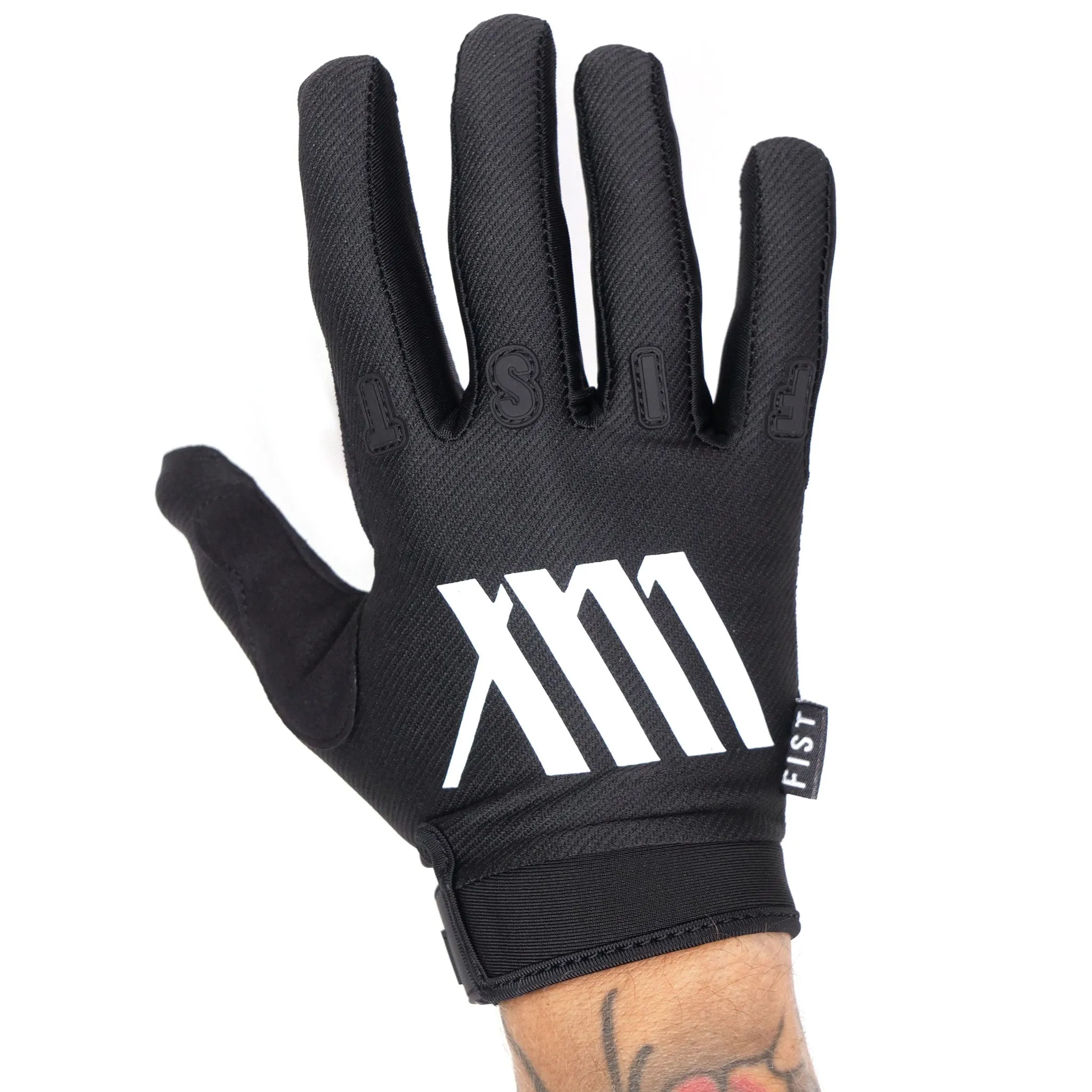 LUXBMX X FIST V2 Youth Gloves - Black/White