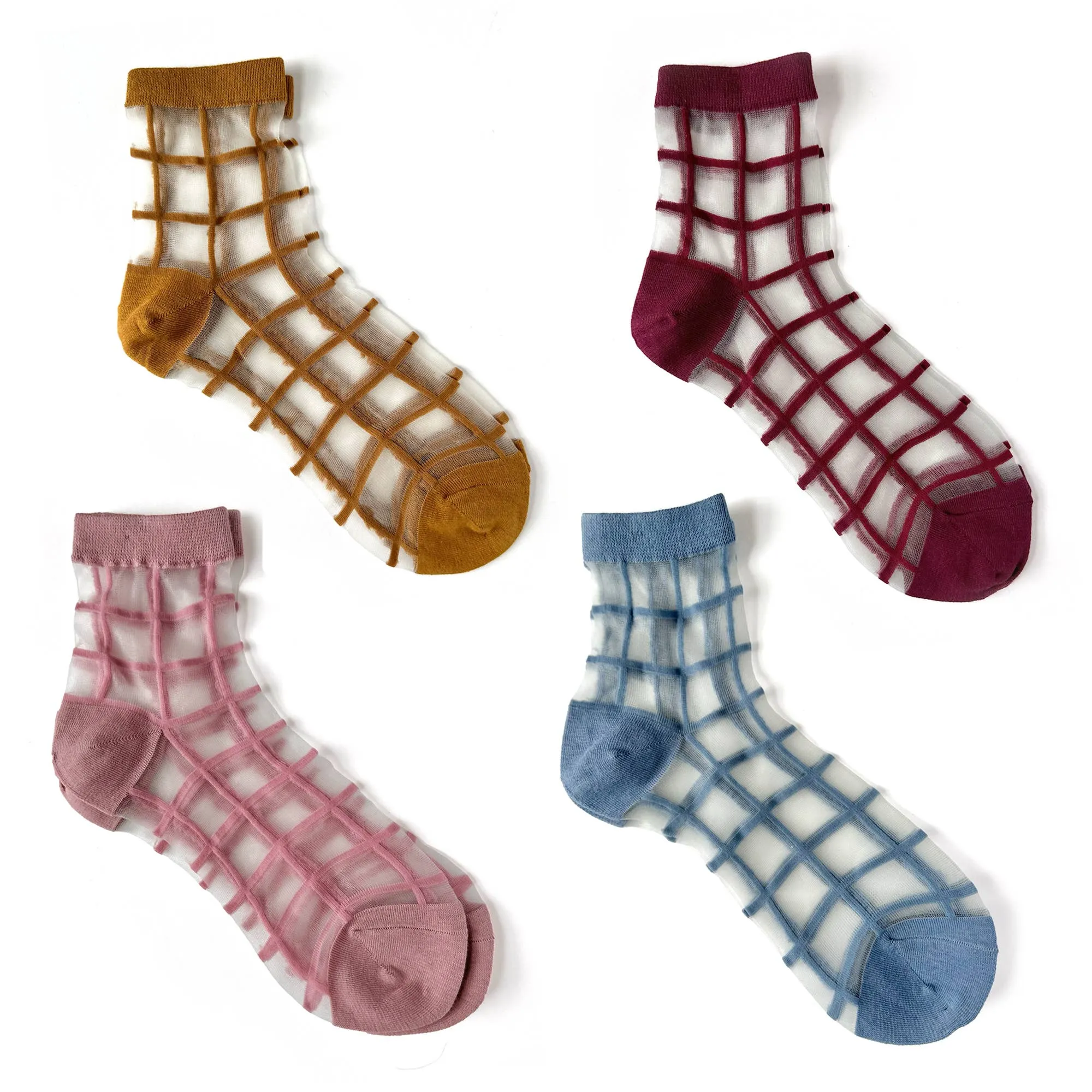 Naomi Socks: Maroon