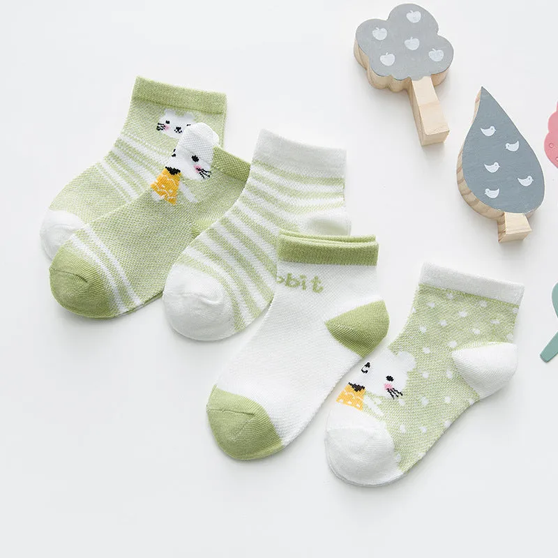 Newborn Cotton Mesh Socks