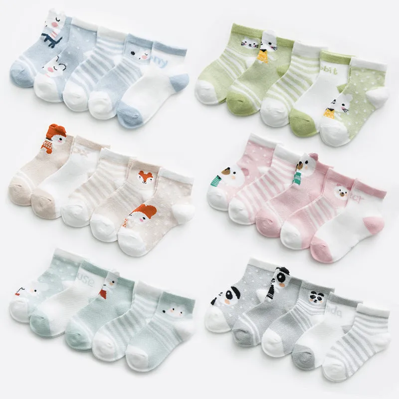 Newborn Cotton Mesh Socks