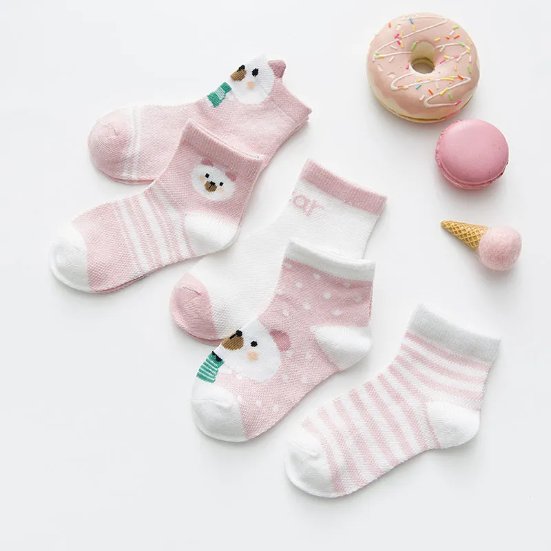 Newborn Cotton Mesh Socks