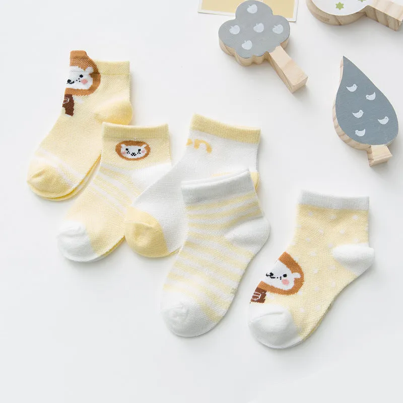 Newborn Cotton Mesh Socks