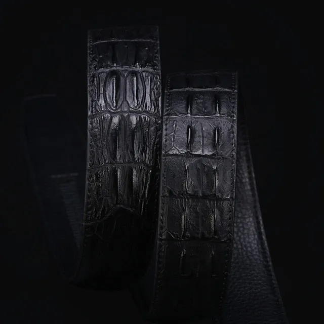 (No Buckle, Only Belt) Fashion High Quality Leather & PU Belts,