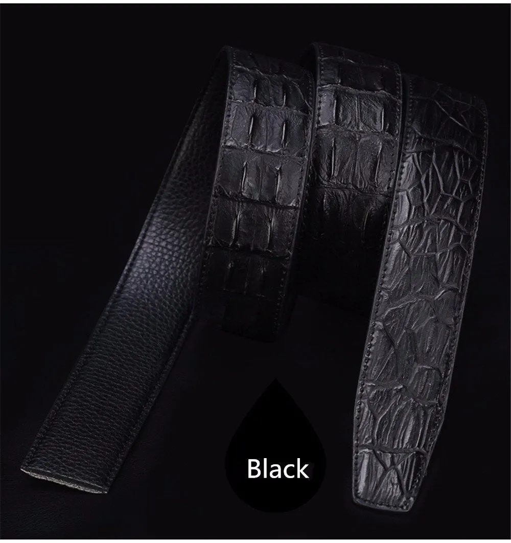 (No Buckle, Only Belt) Fashion High Quality Leather & PU Belts,