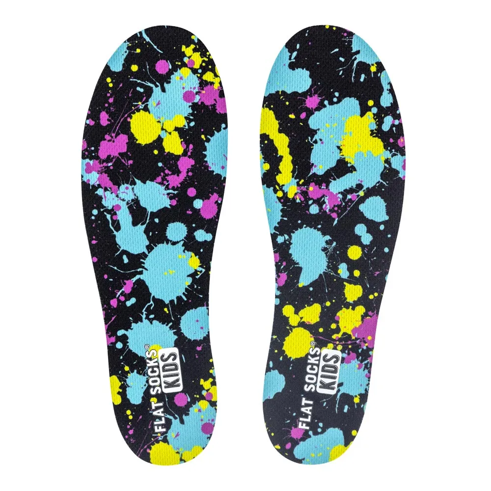 Paint Splatter FLAT SOCKS Kids