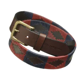 Pampeano Leather Polo Belt - Marcado