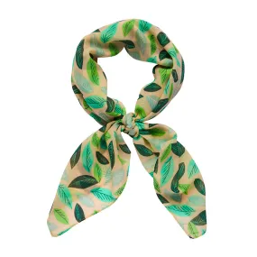 Pete Cromer Tranquil Leaves Chiffon Scarf by Erstwilder