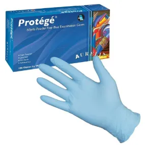 Protege nitrile glove, sky blue - 100/Box