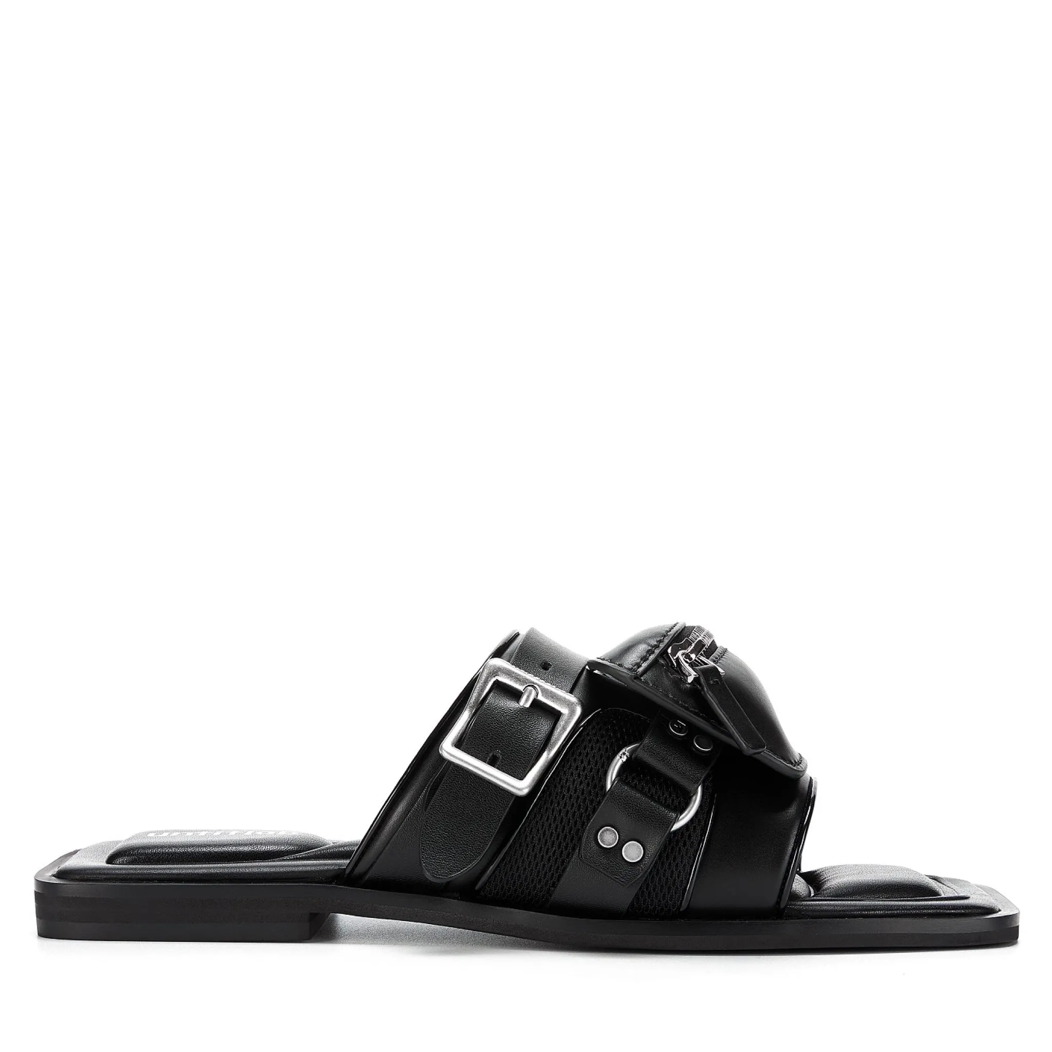 Reel Black Bag Belts Sandals