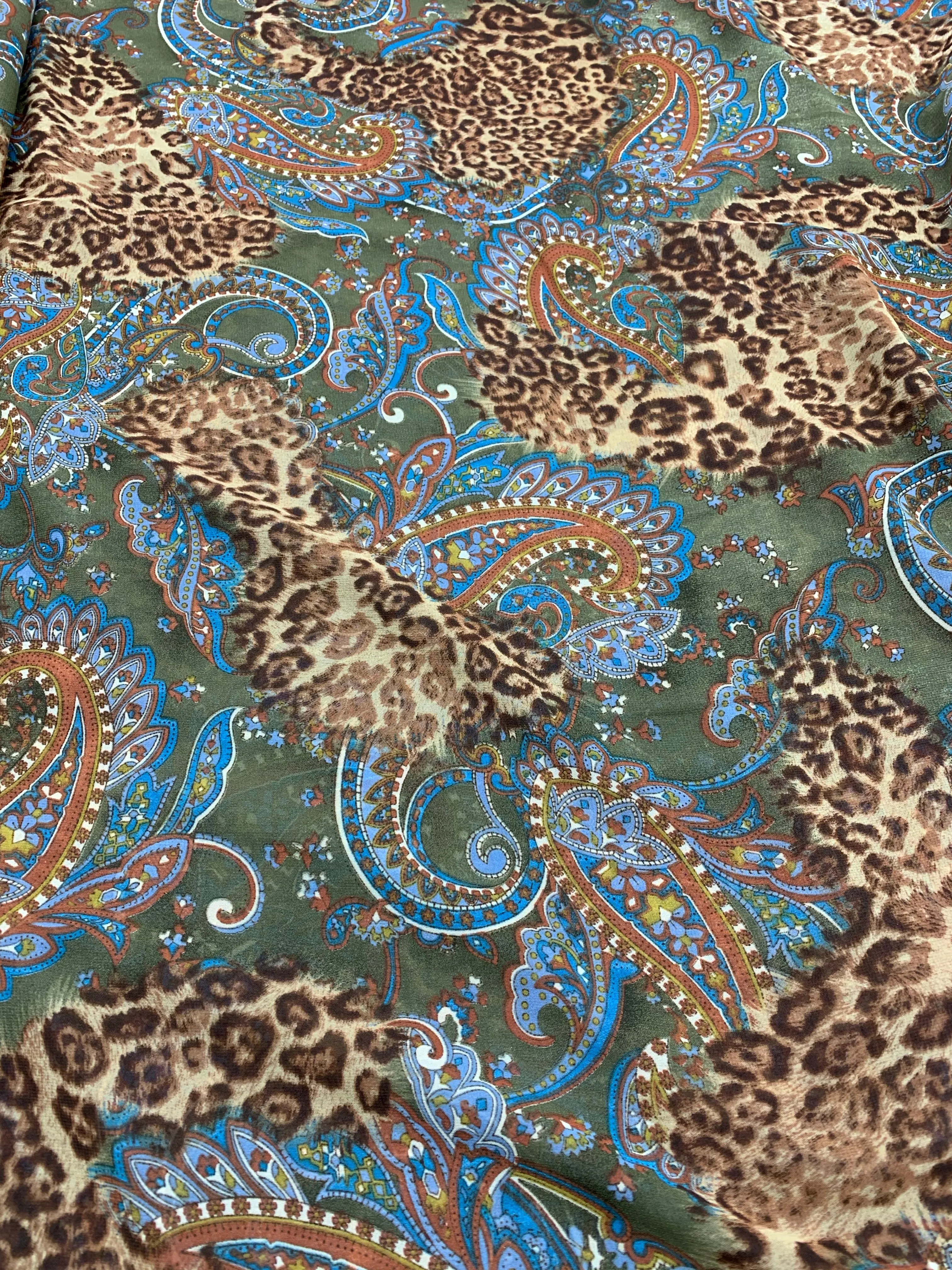 SHEER Animal Paisley