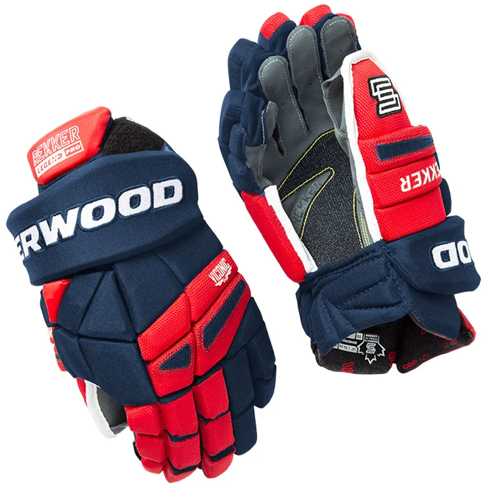 SHERWOOD REKKER LEGEND PRO JUNIOR HOCKEY GLOVES