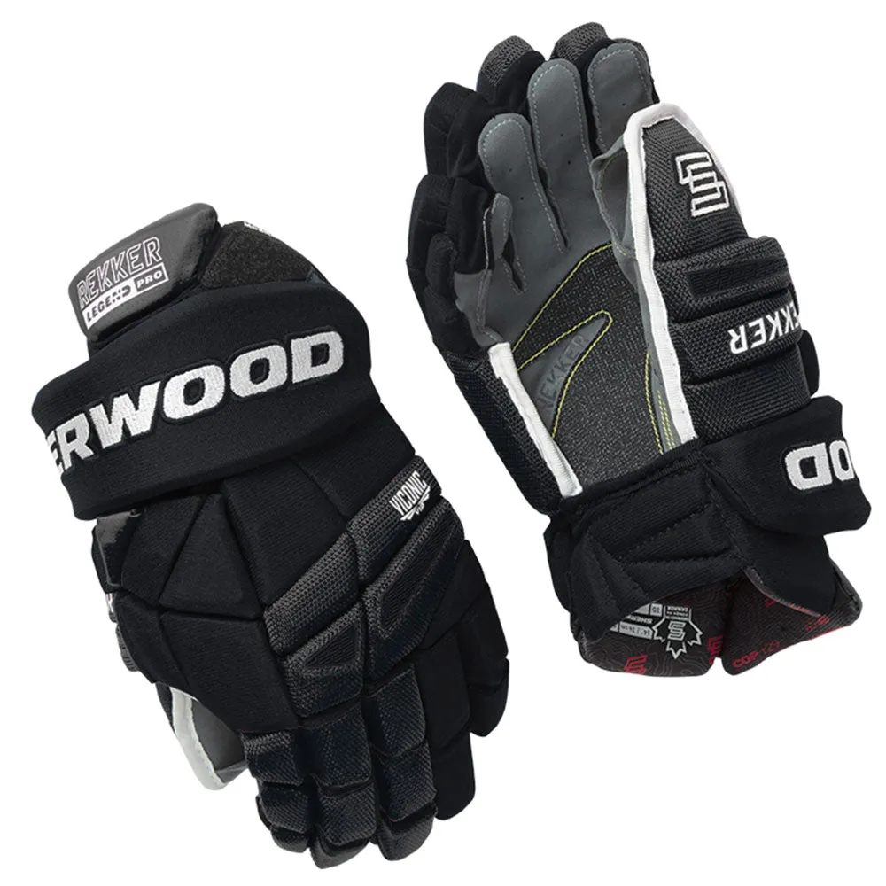 SHERWOOD REKKER LEGEND PRO JUNIOR HOCKEY GLOVES