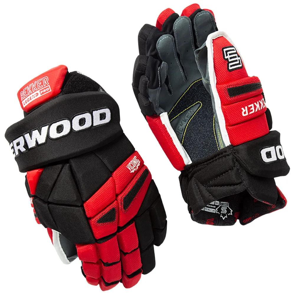 SHERWOOD REKKER LEGEND PRO JUNIOR HOCKEY GLOVES