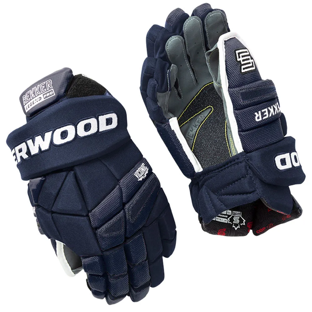 SHERWOOD REKKER LEGEND PRO JUNIOR HOCKEY GLOVES