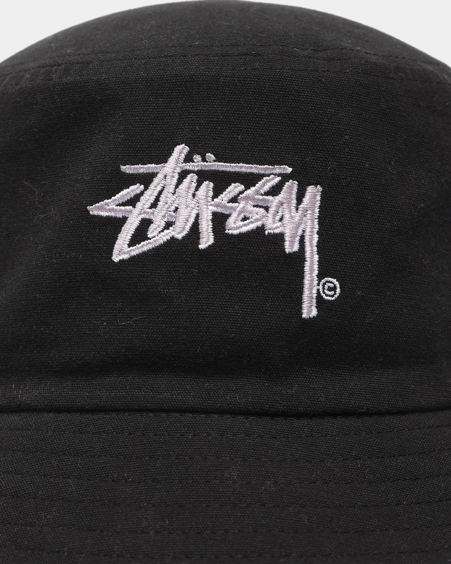 Stussy Stock Shadow Bucket Hat Black