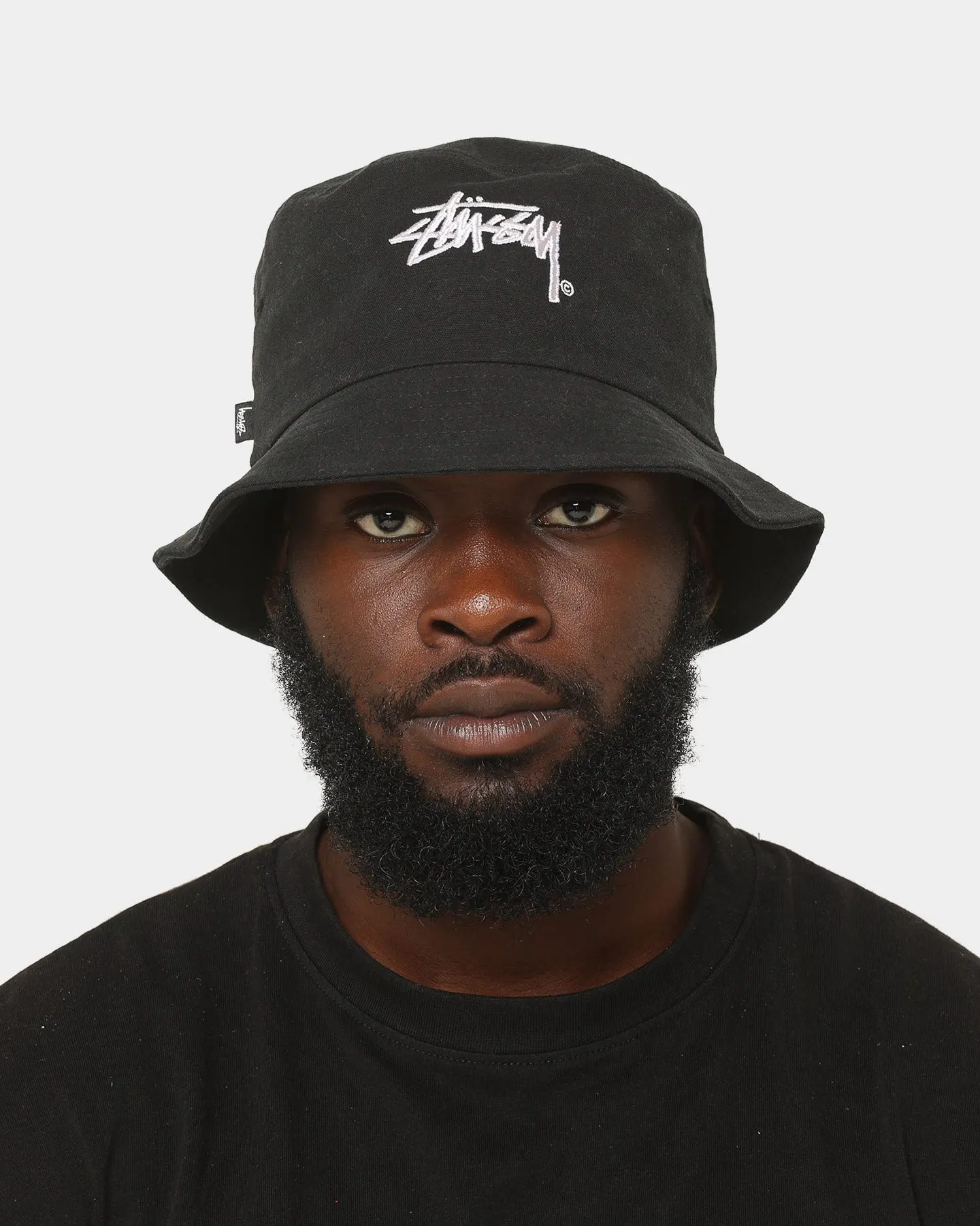 Stussy Stock Shadow Bucket Hat Black