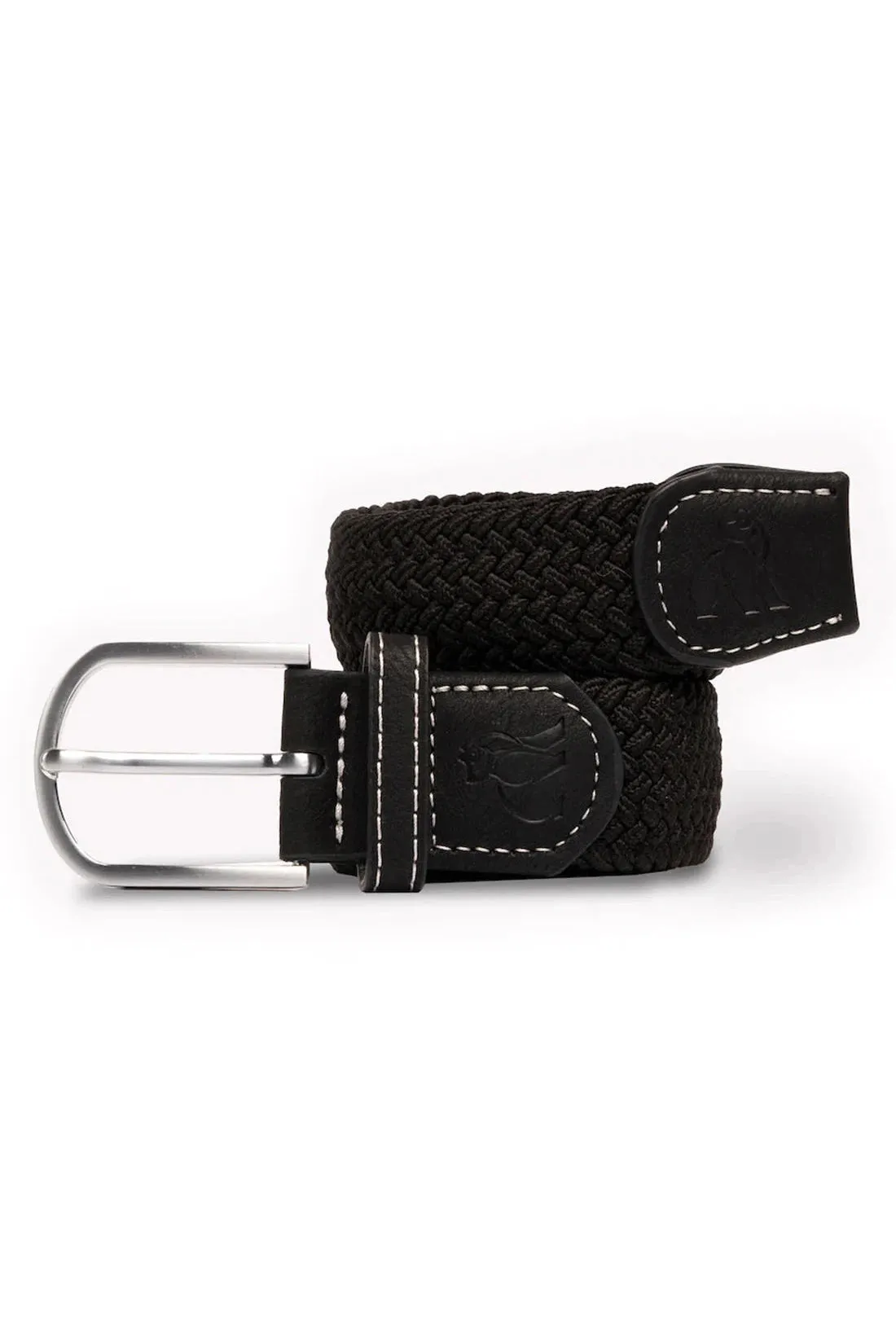 Swole Panda Woven Belt - Jet Black