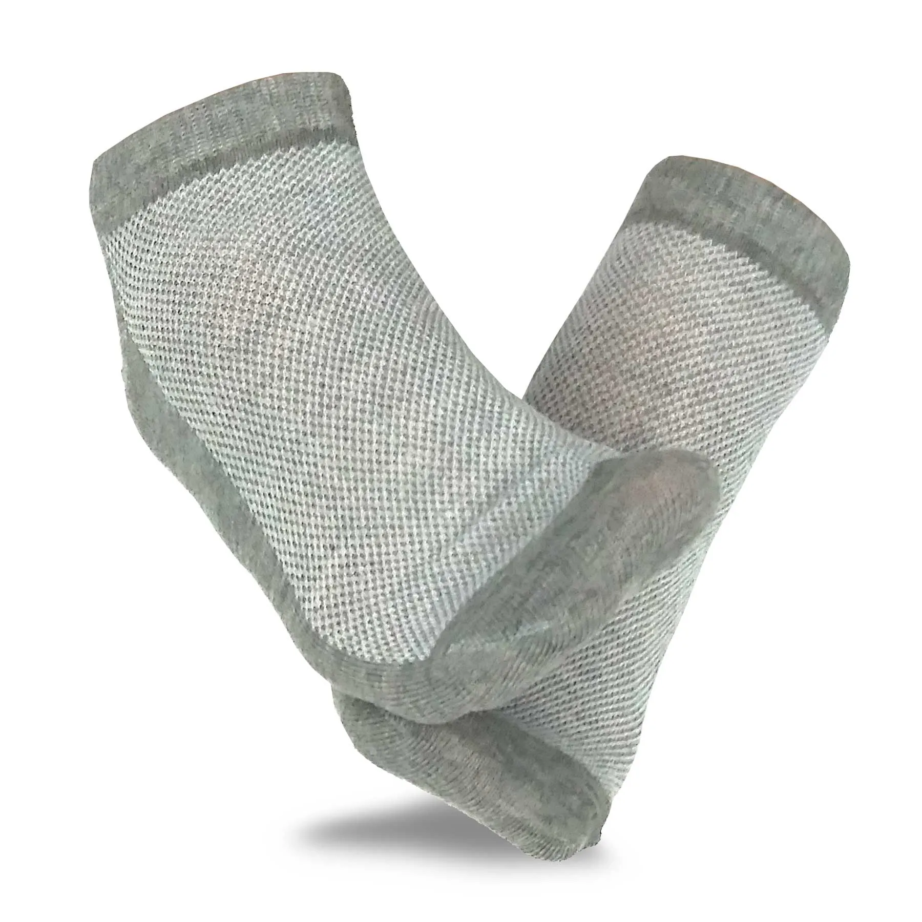 TeeHee Socks Men's Casual Polyester No Show Black, Heather Grey 12-Pack (11051)