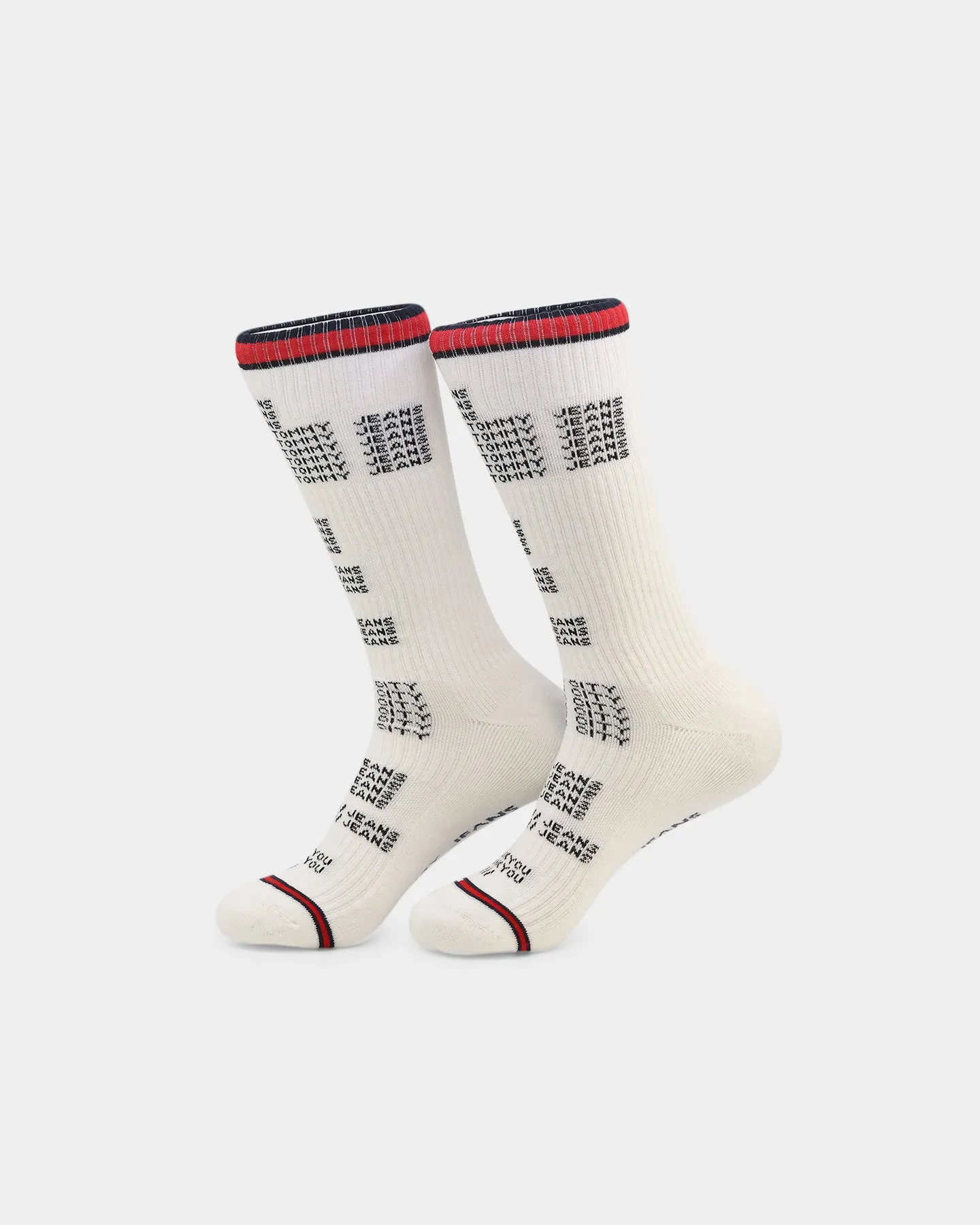 Tommy Jeans Disruptive Socks 3 Pack White/Multi-Coloured