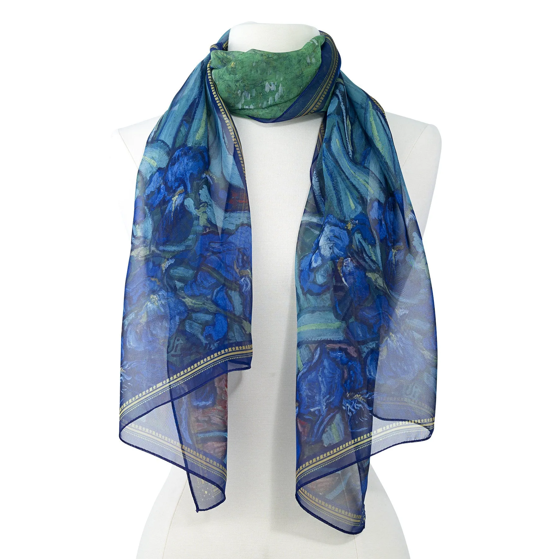 Van Gogh Irises Scarf