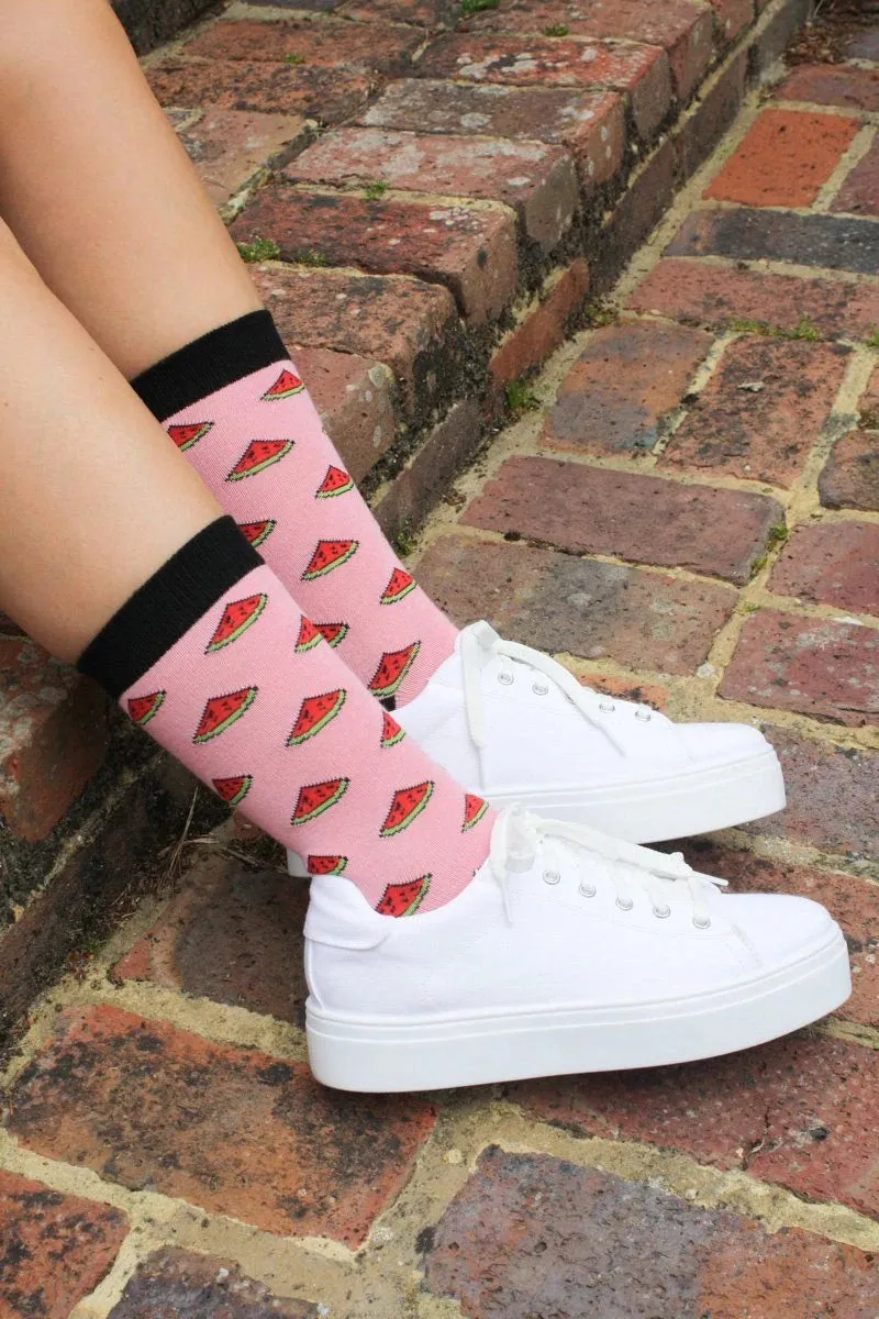 WATERMELON BAMBOO SOCKS