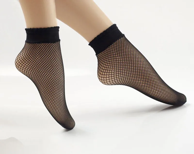 Women's Breathable Mesh Short Socks