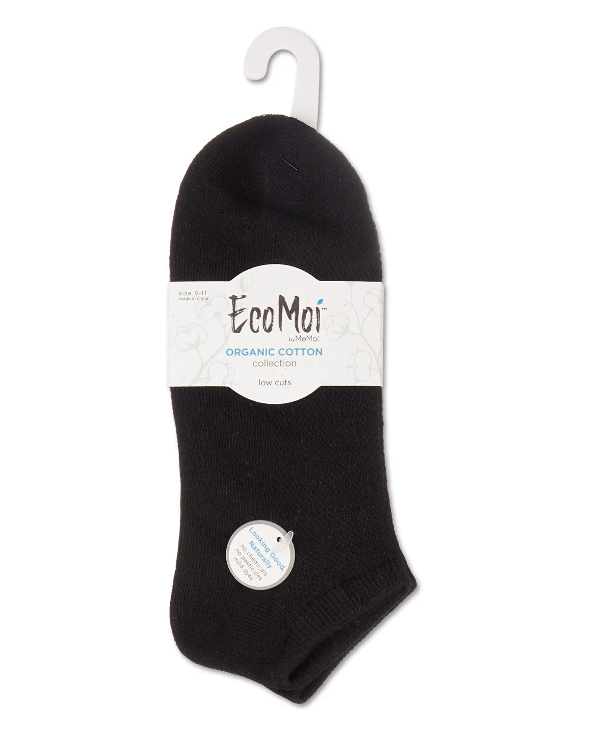 Women's Organic Cotton Mesh-Top Breathable Liner Sock