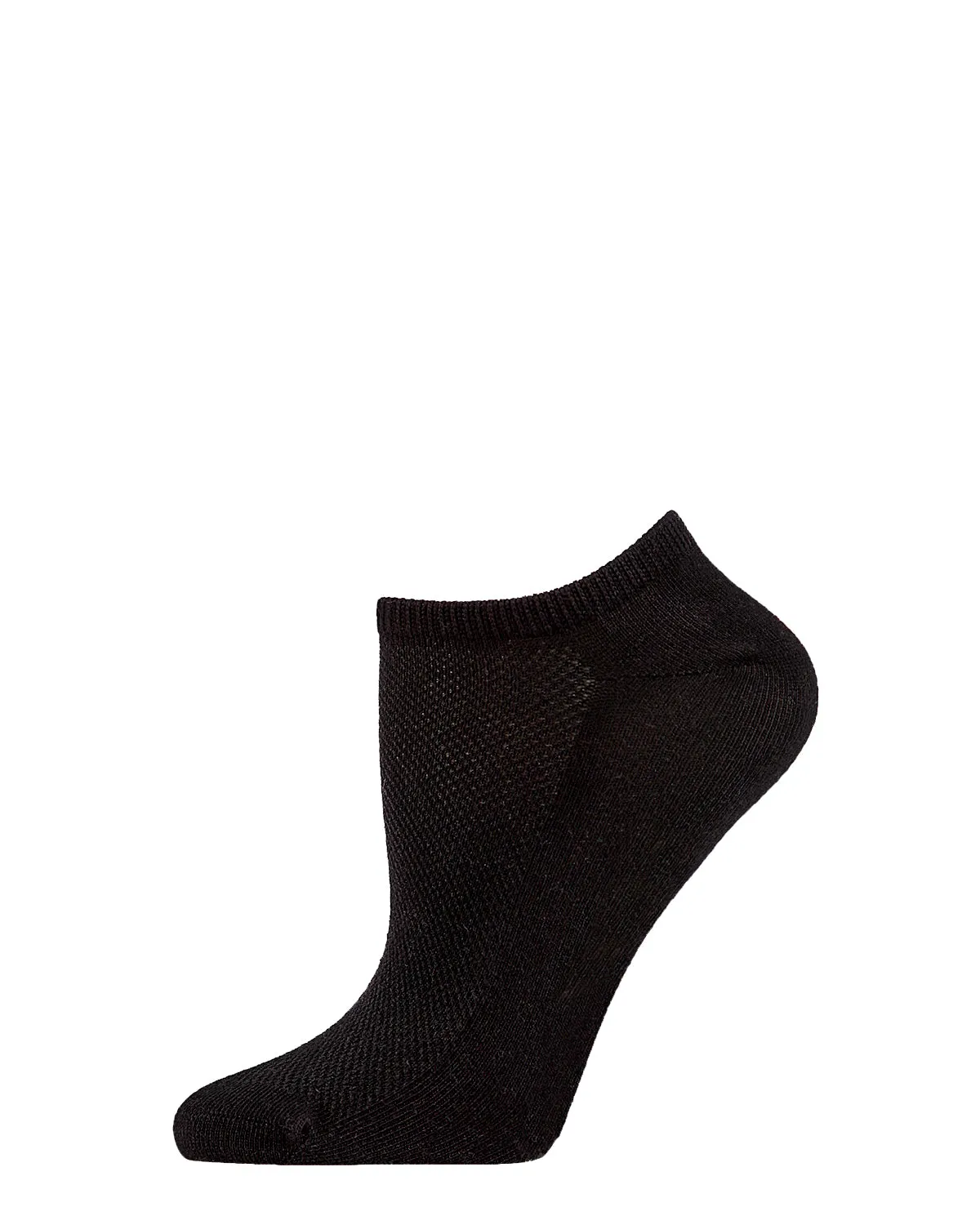 Women's Organic Cotton Mesh-Top Breathable Liner Sock