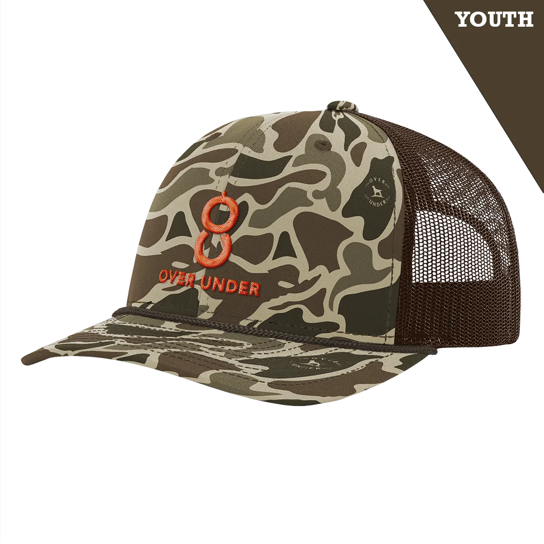 Youth Mesh Back Double Barrel Duck Camo